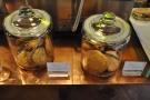 Just in case, there are also some cookies in jars.