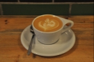 Andy also made me this handsome flat white for photographic purposes :-)