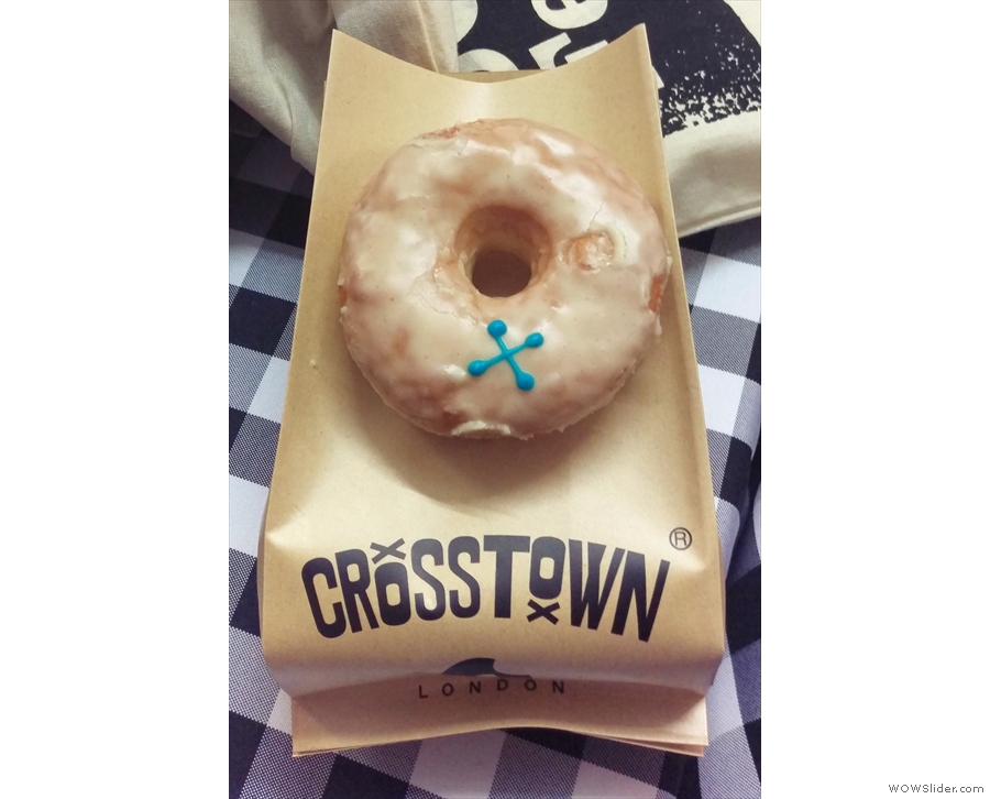 My doughnut from the first day of the festival.