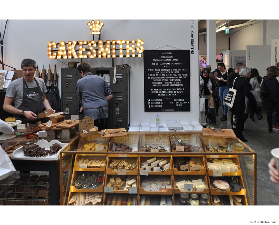 Talking of sweet things, here's my friends from Cakesmiths, out in force as usual!