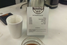 Heading downstairs, I ran into Terrone & Co, making filter coffee on the Coffee Hit stand.