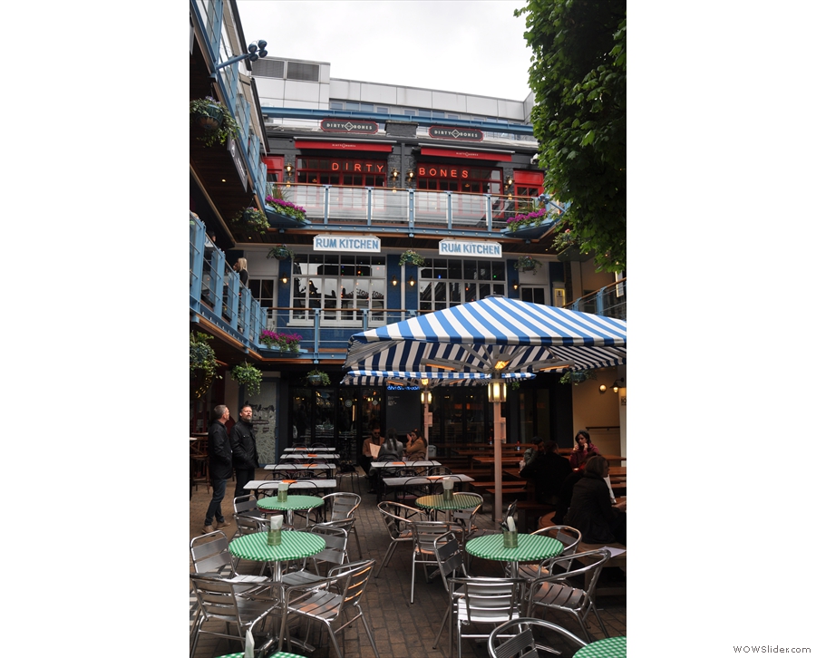 In the amazing setting of Kingly Court, Soho, you will find...